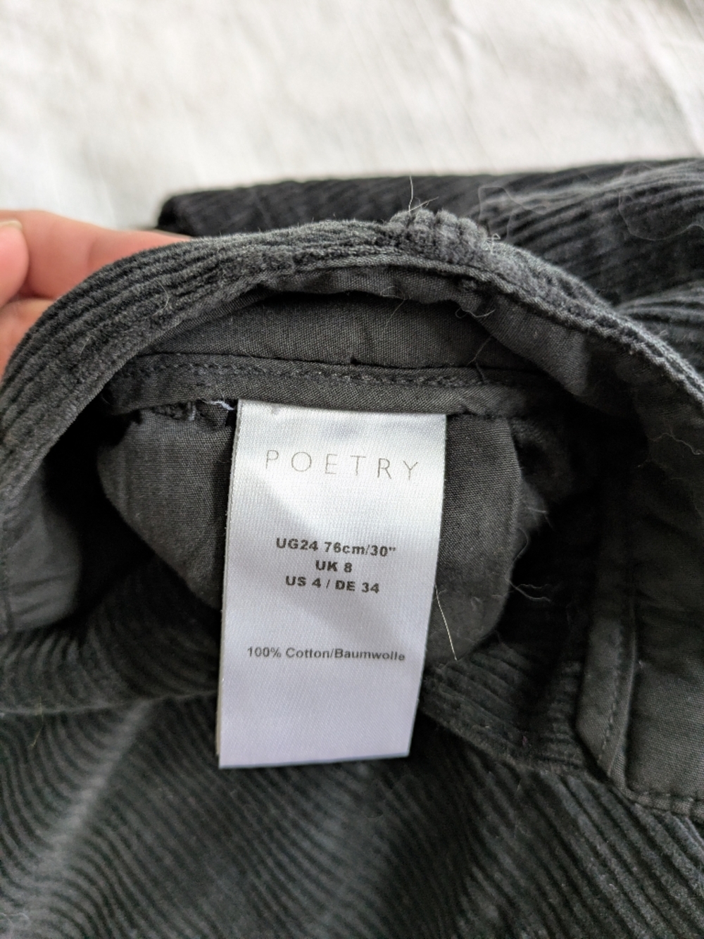 Poetry Wide Leg Corduroy Trousers - Picture 5 of 6